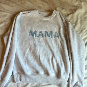 Unemployed denim MAMA sweatshirt